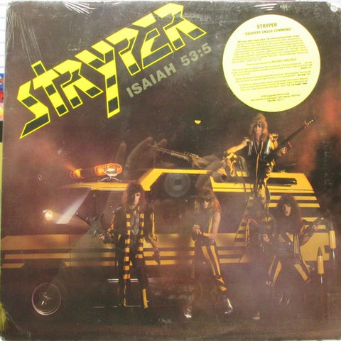 Stryper – Soldiers Under Command - Mint- LP Record 1985 Enigma USA Vinyl & 2x Inserts - Heavy Metal / Hard Rock / Glam