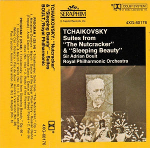 Tchaïkovsky, Sir Adrian Boult, The Royal Philharmonic Orchestra   – Suites From "The Nutcracker" & "Sleeping Beauty" (1967) - Used Cassette Seraphim - Classical