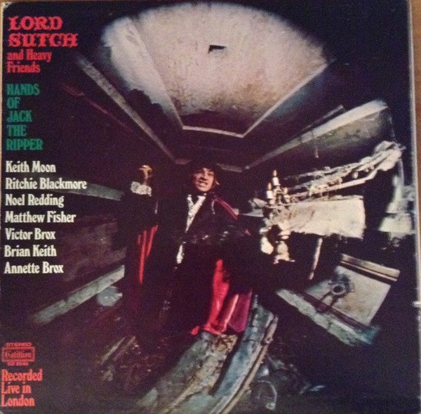 Lord Sutch And Heavy Friends - Hands Of Jack The Ripper - VG+ LP