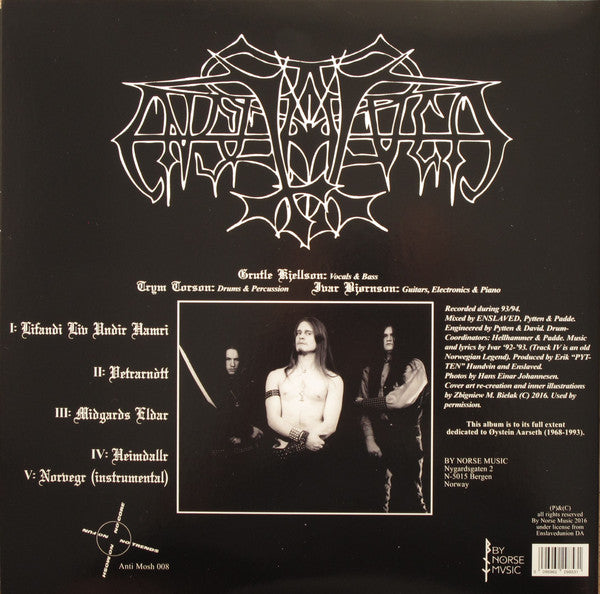 Enslaved ﻿- Vikingligr Veldi - New 2 LP Record 2016 Norway Import White Vinyl - Black Metal / Viking Metal - Shuga Records