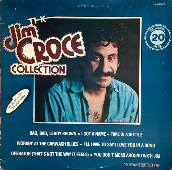 Jim Croce - The Jim Croce Collection (20 Original Hits) - Mint- LP Record 1977 AHED Canada Vinyl - Soft Rock / Pop Rock - Shuga Records