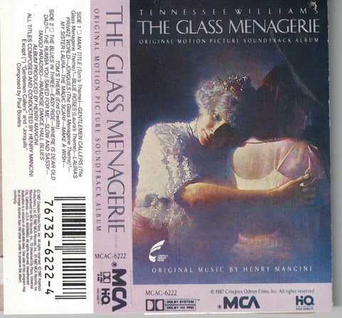Henry Mancini – The Glass Menagerie (Original Motion Picture Soundtrack) - Used Cassette 1987 MCA Tape - Soundtrack / Score