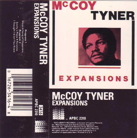McCoy Tyner – Expansions  (1969) - Used Cassette Applause - Jazz / Modal