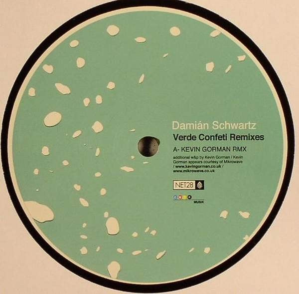 Damián Schwartz – Verde Confeti Remixes - VG+ 12" Single Record 2007 Cmyk Musik Spain Import Vinyl - House / Minimal / Tech House