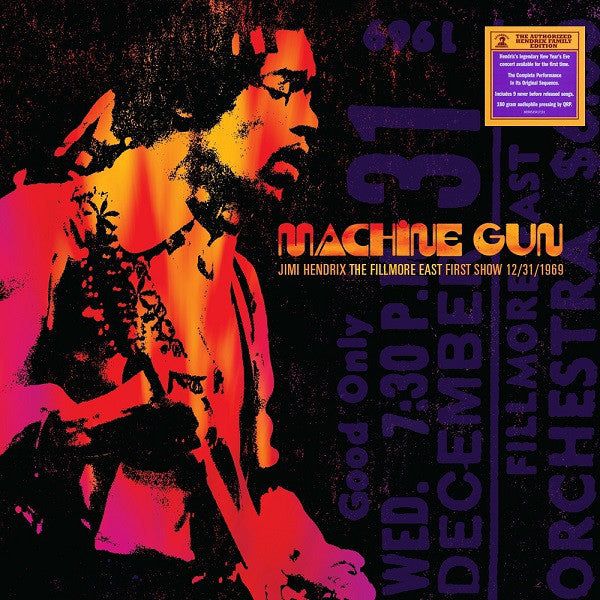Jimi Hendrix ‎– Machine Gun: The Fillmore East First Show 12/31/1969 - New 2 Lp Record 2016 Sony USA 180 gram Vinyl - Psychedelic Rock / Blues Rock