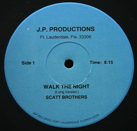 Scatt Brothers / Night Moves – Walk The Night / Transdance - VG+ 12" Single Record USA Vinyl - Electro / Disco / Skatt Brothers