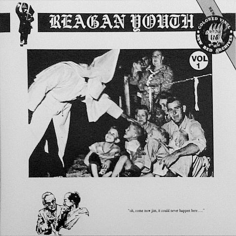 Reagan Youth – Vol. 1 - (1990) - Mint- LP Record 1990s New Red Archives USA Clear Red Vinyl - Hardcore / Punk
