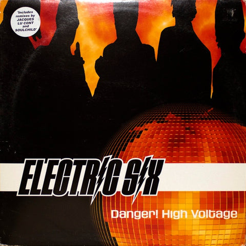 Electric Six – Danger! High Voltage  - VG+ 12" Single Record 2003 XL UK Import Vinyl - Nu-Disco / Synth-pop