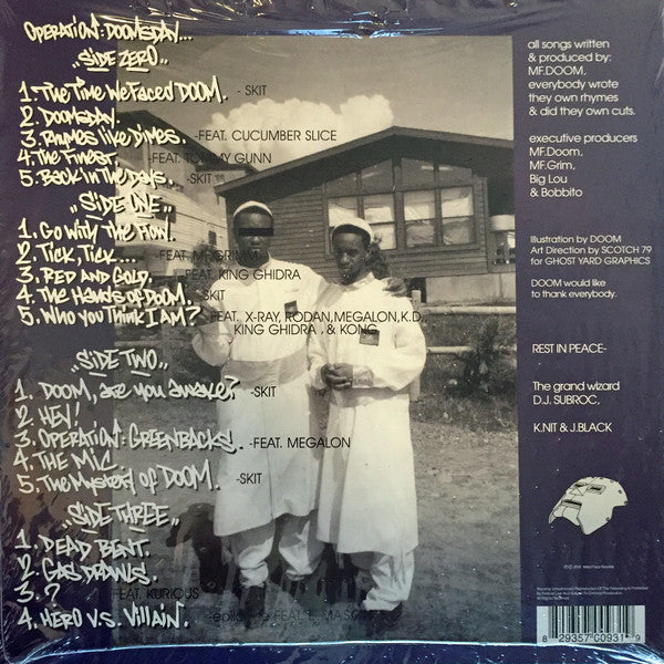 MF Doom - Operation: Doomsday (1999) - New 2 LP Record 2016 Metal Face USA Original Cover Vinyl & Poster - Hip Hop - Shuga Records