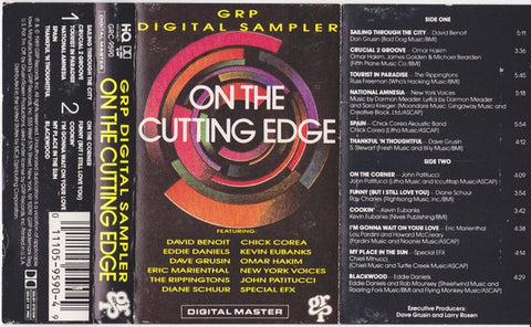 Various – On The Cutting Edge (GRP Digital Sampler - Used Cassette 1989 GRP Tape - Jazz / Funk