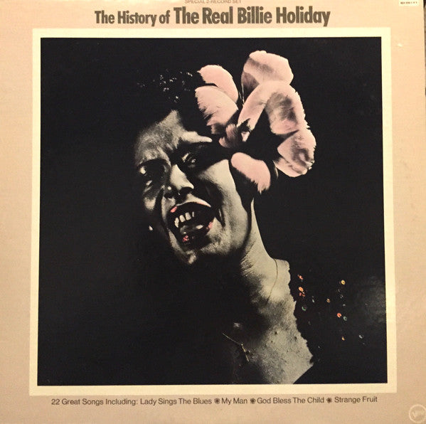 Billie Holiday - History Of The Real Billie Holiday (1973) - VG+ 2 LP Record 1977 Verve USA - Jazz / Soul / Blues - Shuga Records