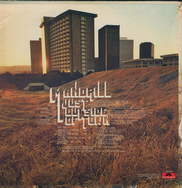 Mandrill – Just Outside Of Town - VG+ LP Record 1973 Polydor USA Vinyl - Funk / Soul - Shuga Records