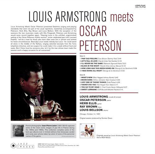 Louis Armstrong, Oscar Peterson ‎– Louis Armstrong Meets Oscar Peterson (1959) - New LP Record 2016 Jazz Images Europe 180 gram Vinyl - Jazz / Swing - Shuga Records