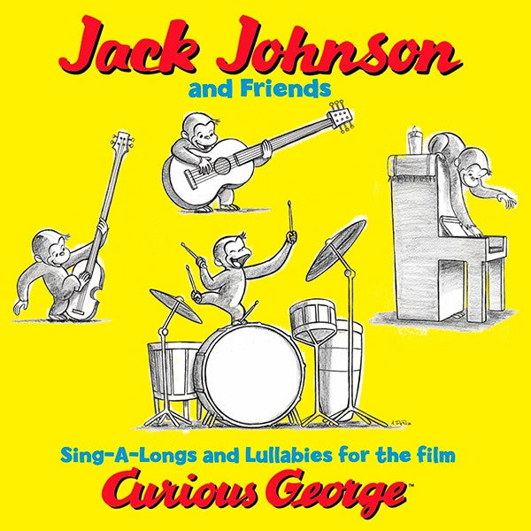 Jack Johnson And Friends – Sing-A-Longs And Lullabies For The Film Curious George (2006) - New LP Record 2016 Brushfire Vinyl & Booklet - Soundtrack / Soft Rock / Pop Rock