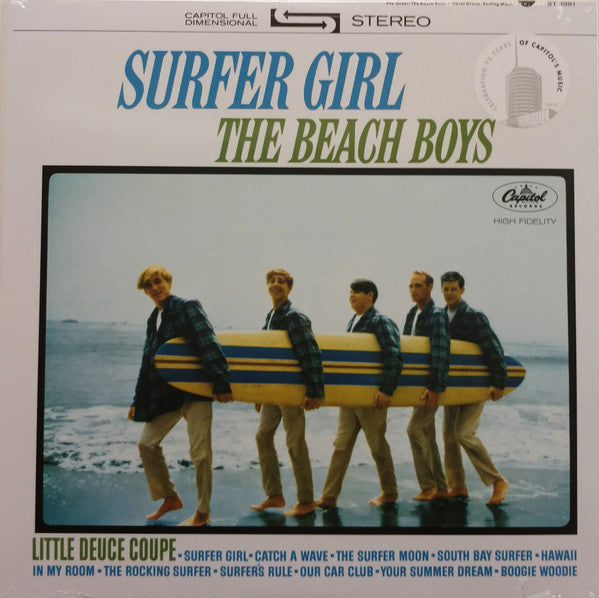 The Beach Boys - Surfer Girl (1963) - New LP Record 2016 Capitol USA Stereo Vinyl - Pop Rock / Surf - Shuga Records