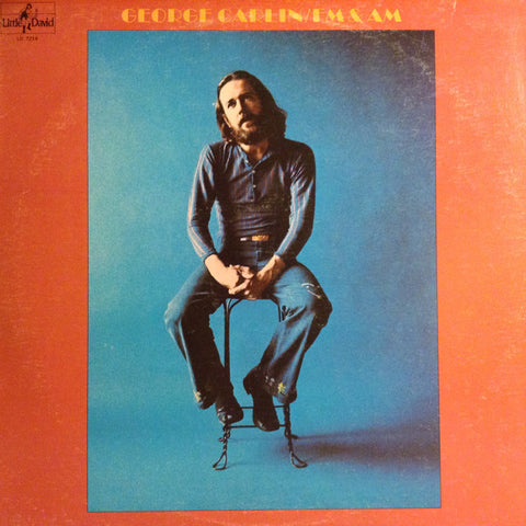 George Carlin ‎– FM & AM - VG+ LP Record 1972 Little David USA Vinyl - Comedy