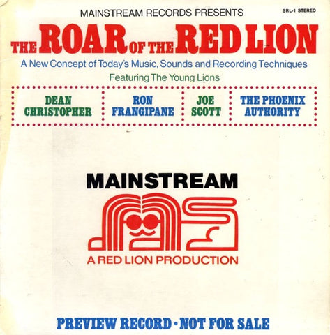 Dean Christopher, Ron Frangipane, Joe Scott, The Phoenix Authority – The Roar Of The Red Lion - New LP Record 1970 Mainstream USA Vinyl - Jazz / Jazz-Rock