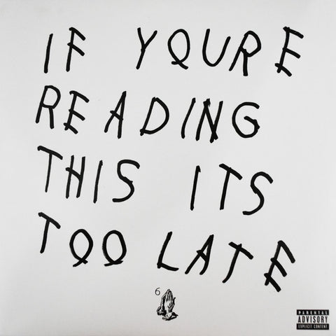 Drake – If You're Reading This It's Too Late - Mint- 2 LP Record 2016 Young Money Cash Money USA Vinyl - Hip Hop
