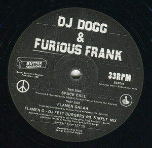 DJ Dogg & Furious Frank – Space Call/Flamen Galah - New 12" Single Record 2016 Australia Import Butter Sessions Vinyl - Techno / Electro - Shuga Records
