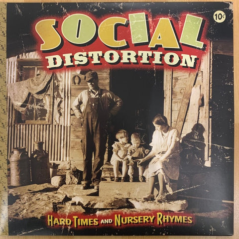 Social Distortion – Hard Times And Nursery Rhymes (2011) - Mint- 2 LP Record 2011 Epitaph Black Vinyl & Poster - Alternative Rock / Punk
