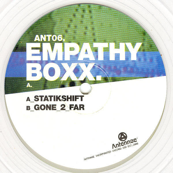 Empathy Boxx - Statik Shift / Gone 2 Far - New 12" Single Record 2007 Antennae Vinyl - Electro / Minimal