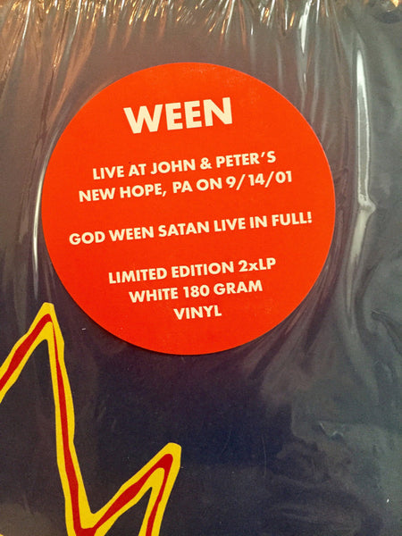 Ween ‎– God Ween Satan: Live - Mint- 2 LP Record 2016 Chocodog USA 180 gram White Vinyl - Rock - Shuga Records