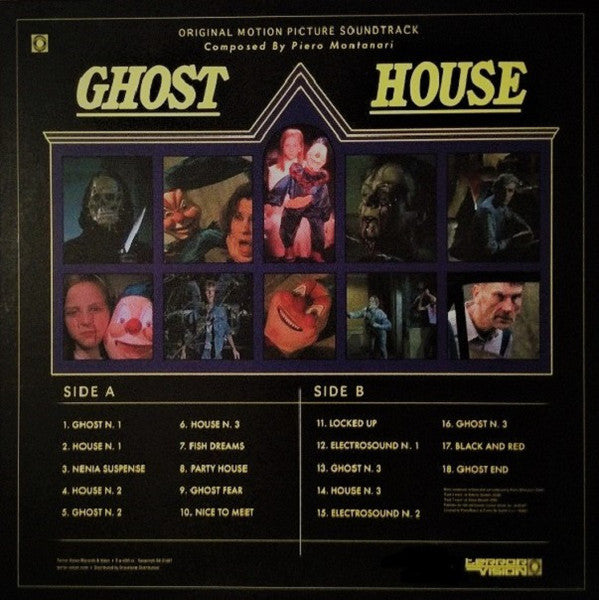 Piero Montanari ‎– Ghosthouse (Original Motion Picture 1988) - New LP Record 2016 Terror Vision Black Vinyl & Download - Soundtrack