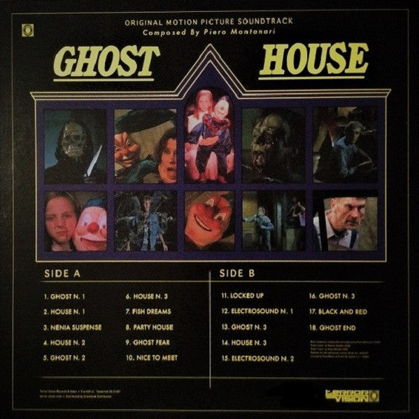 Piero Montanari – Ghosthouse (Original Motion Picture 1988) - New LP Record 2016 Terror Vision Black Vinyl & Download - Soundtrack