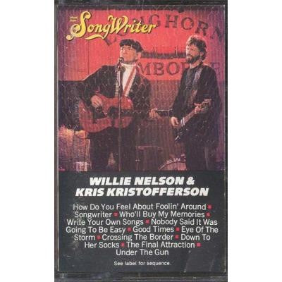 Willie Nelson & Kris Kristofferson – Music From Songwriter - Used Cassette 1984 Columbia Tape - Folk / Country / Soundtrack