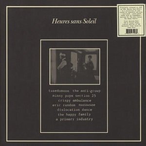 Various – Heures Sans Soleil - New LP Record 2016 Song Cycle UK 180 Gram Vinyl - Electronic / Leftfield / Industrial / Experimental