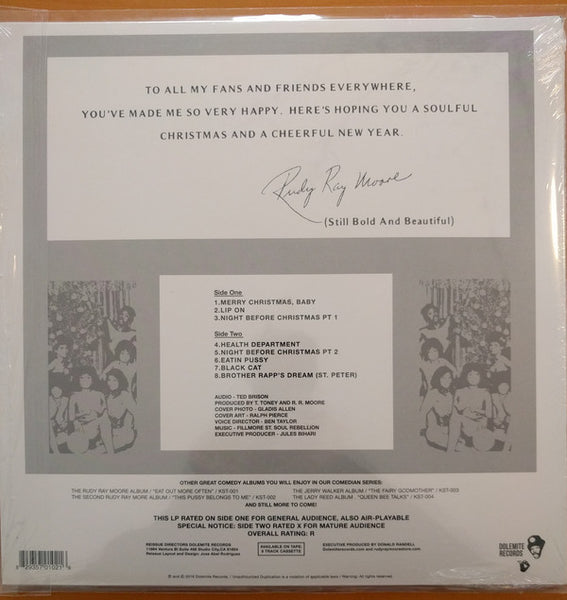 Rudy Ray Moore ‎– The Rudy Ray Moore Christmas Album: This Ain't No White Christmas! (1996) - New LP Record Store Day 2016 Dolemite RSD USA Vinyl - Comedy - Shuga Records