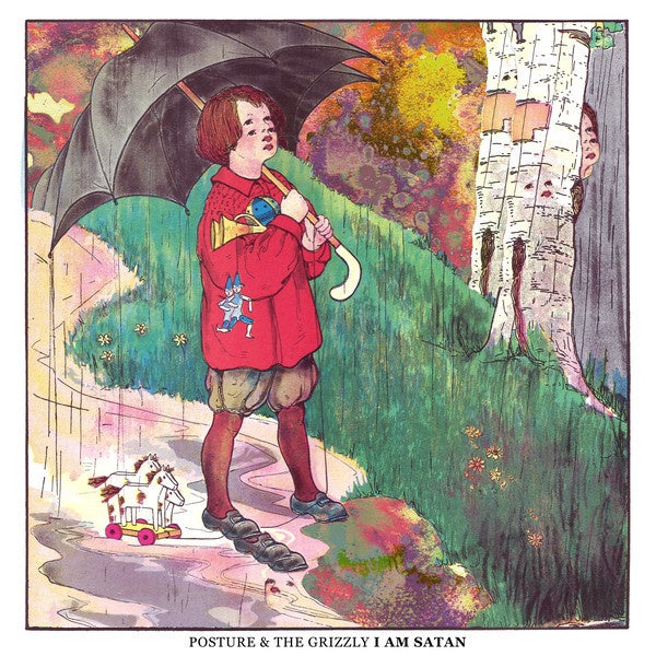 Posture & The Grizzly - I Am Satan - Mint- LP Record 2016 Broken World Media Black Vinyl - Pop Punk - Shuga Records