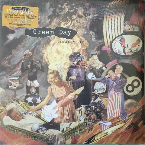 Green Day - Insomniac - New Lp Record 2010 USA Vinyl - Pop / Punk