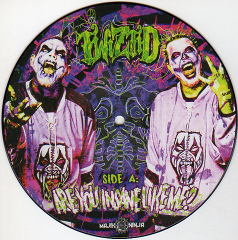 Twiztid - Are You Insane Like Me? - New Vinyl Record 2016 RSD Black Friday 7" Picture Disc, Individually #'d to 2200 - Rap / 'horrorcore'