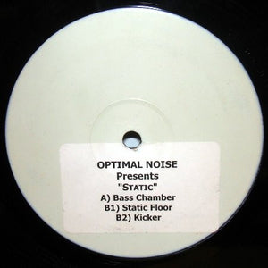 Optimal Noise – Static - New 12" Single Record 2002 Self-Released UK Vinyl - UK Garage / Grime