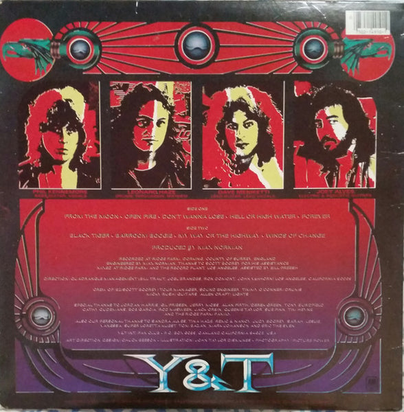 Y & T – Black Tiger - VG+ LP Record 1982 A&M USA Vinyl - Hard Rock / Heavy Metal - Shuga Records