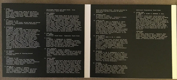 Frank Ocean - Blond - Mint- CD Album 2016 Boys Don't Cry XL Recordings USA Original - R&B / Hip Hop - Shuga Records