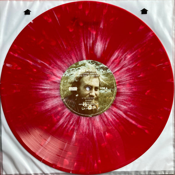 Mac Miller - Watching Movies With The Sound Off (2013) - Mint- 2 LP Record 2016 USA Rostrum Red/White Splatter Vinyl 1st Press - Hip Hop - Shuga Records