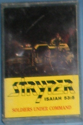 Stryper – Soldiers Under Command - Mint- Cassette 1985 Enigma USA Tape - Heavy Metal / Glam