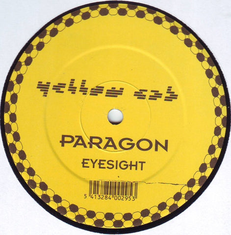 Paragon – Eyesight - New 12" Single 1997 Yellow Cab Belgium Vinyl - Trance