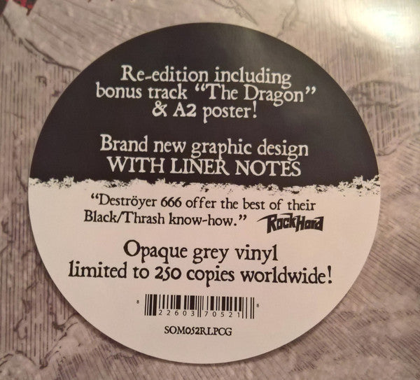 Destroyer 666 - Cold Steel... For An Iron Age - New Vinyl Record 2017 Season of Mist Gatefold Limited Edition Opaque Grey Vinyl (ltd to 250) - Blackened Thrash / Death Metal - Shuga Records