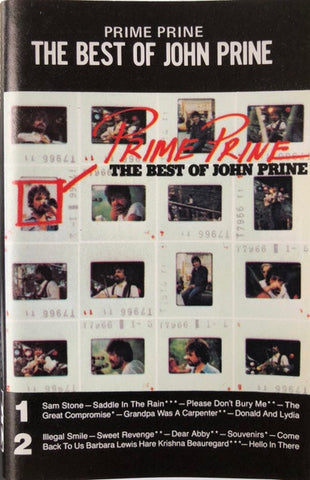 John Prine – Prime Prine - The Best Of John Prine - Used Cassette 1976 Atlantic Tape - Country / Folk