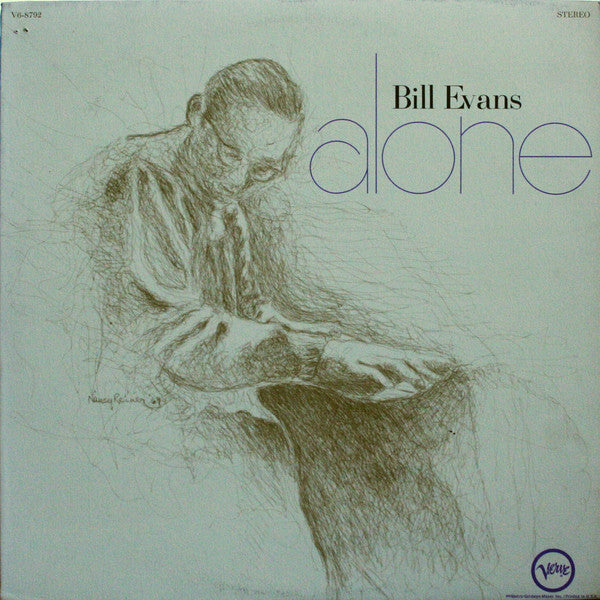 Bill Evans - Alone - VG+ LP Record 1968 Verve USA Original Vinyl - Jazz / Post Bop - Shuga Records