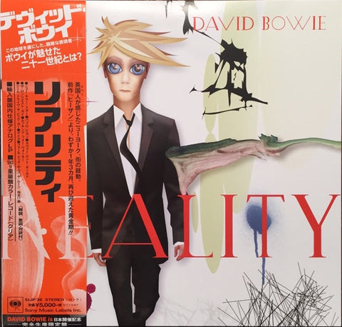 David Bowie – Reality (2003) - New LP Record 2017 Columbia Friday Music Japan Clear Vinyl, Insert & OBI - Pop Rock / Glam