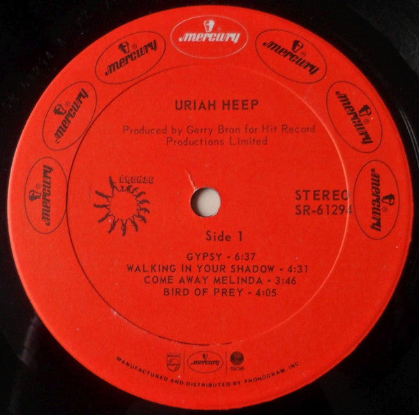 Uriah Heep ‎– Uriah Heep (1970) - Mint- LP Record 1974 Mercury USA Vinyl - Hard Rock - Shuga Records