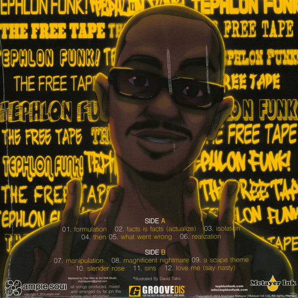 Fat Jon ‎– Tephlon Funk: The Free Tape - New  LP Record 2016 Ample Soul USA Vinyl & Manga Comic Book - Hip Hop / Instrumental - Shuga Records