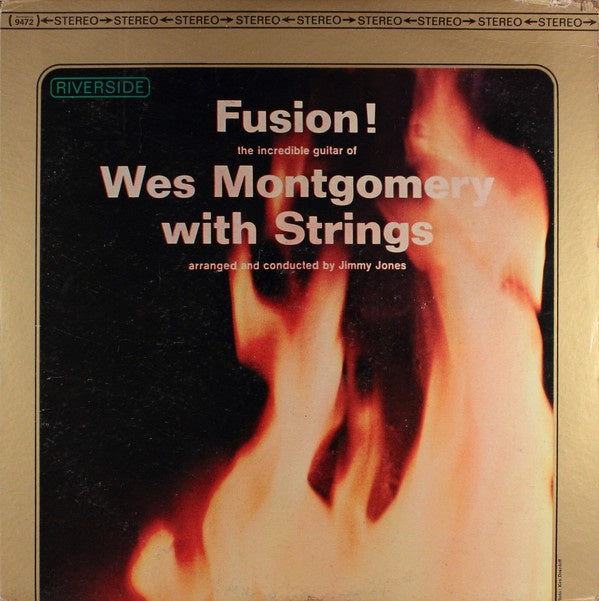 Wes Montgomery ‎– Fusion! - VG+ LP Record 1963 Riverside USA Stere Vinyl - Jazz