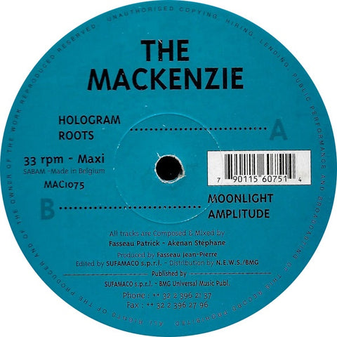 The Mackenzie – Hologram - New 12" Single Record 1996 Mackenzie Belgium Vinyl - Progressive House / Progressive Trance