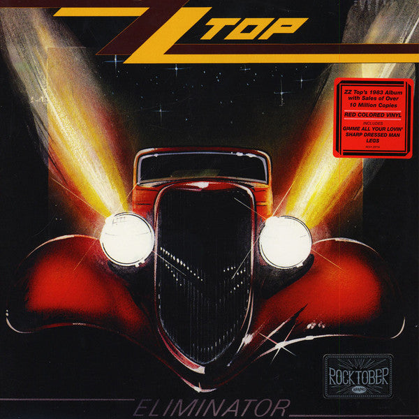 ZZ Top - Eliminator (1983) - New LP Record 2016 Warner Europe Red Vinyl - Hard Rock - Shuga Records