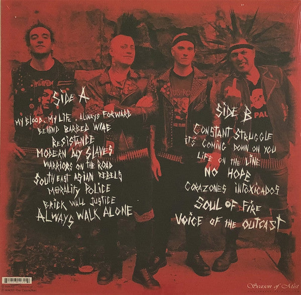 The Casualties ‎– Resistance (2012) - New LP Record 2016 Season Of Mist Europe Import Transparent Red Vinyl - Punk - Shuga Records